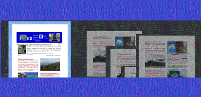 Foto 4 Seiten Ausgabe PSI Sternwarte Zeitungsformat Sprache DEUTSCH 12-2024
