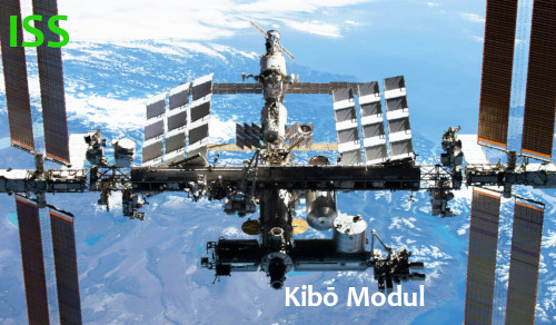 ISS International Spacestation Ausschnitt Blick
