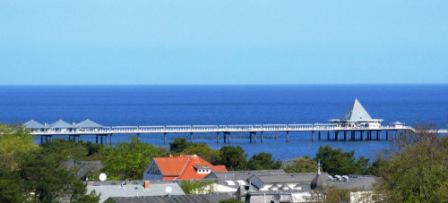 Foto zeigt Seebrücke Ostseebad Heringsdorf Usedom Insel
