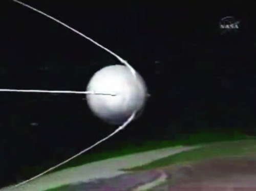 Filmausschnitt zu Sputnik 1 Satellit NASA